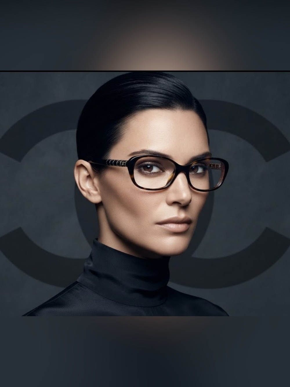 Authentic Chanel luxury designer signature prescription vintage eyeglasses frame